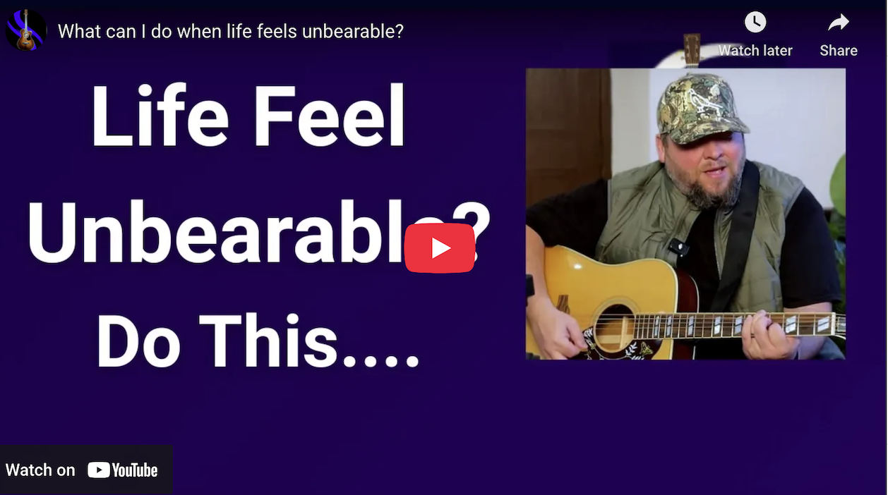 Watch Cliff Preston's testimony on anxiety, depression, and hope