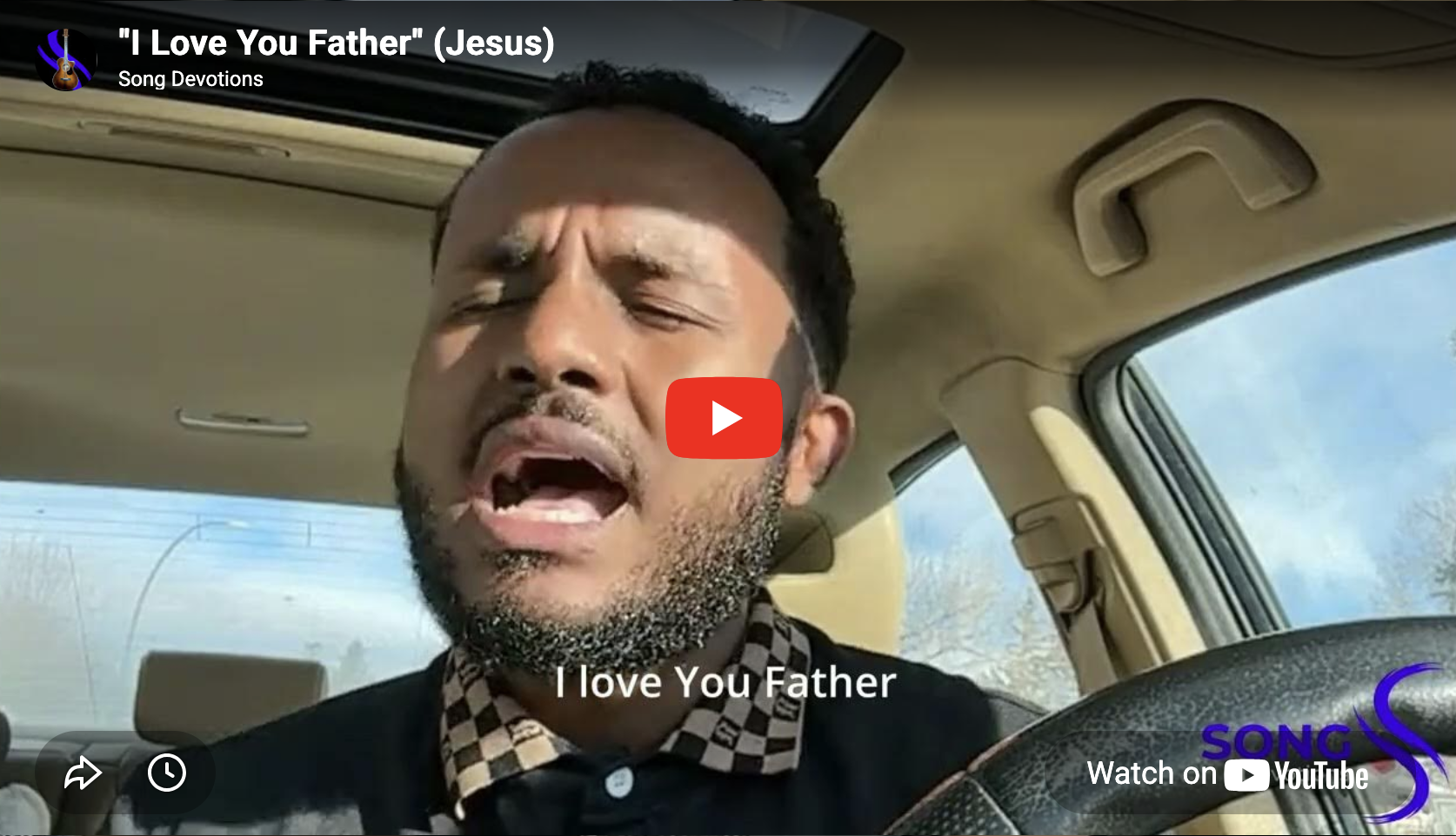 Watch Ezra Ward perform I Love You Father